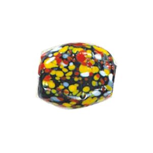 Printed small   medium Furnace Glass Beads 15279