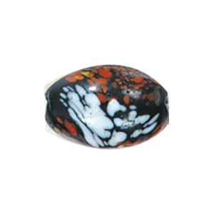 Printed small   medium Furnace Glass Beads 15287