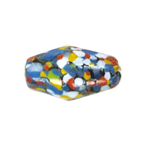 Printed small   medium Furnace Glass Beads 15297