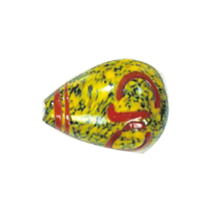 Printed small   medium Furnace Glass Beads 15298