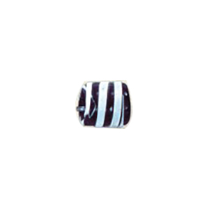 Feathered and Striped small   medium Furnace Glass Beads 15343