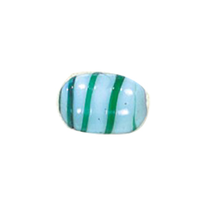 Feathered and Striped small   medium Furnace Glass Beads 15347
