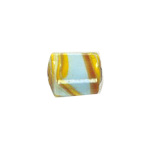 Feathered and Striped small   medium Furnace Glass Beads 15349