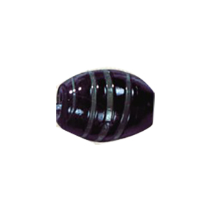 Feathered and Striped small   medium Furnace Glass Beads 15351