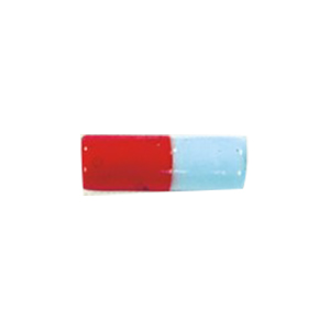 Feathered and Striped small   medium Furnace Glass Beads 15355