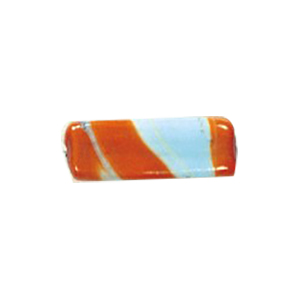Feathered and Striped small   medium Furnace Glass Beads 15361