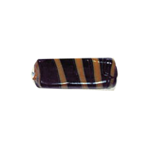 Feathered and Striped small   medium Furnace Glass Beads 15362