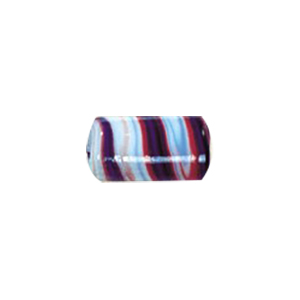 Feathered and Striped small   medium Furnace Glass Beads 15363