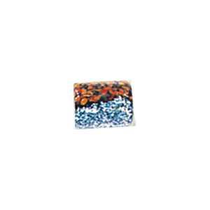 Printed and Striped small   medium Furnace Glass Beads 15396