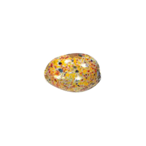 Printed and Striped small   medium Furnace Glass Beads 15407