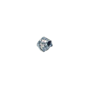Zinc Alloy casted beads Silver plated 13567