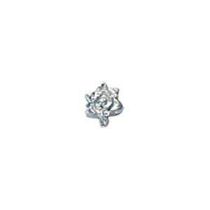 Zinc Alloy casted beads Silver plated 13570