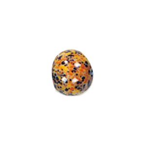 Printed and Striped small   medium Furnace Glass Beads 15414