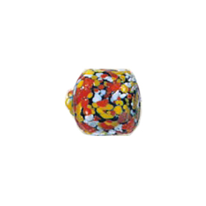Printed and Striped small   medium Furnace Glass Beads 15415