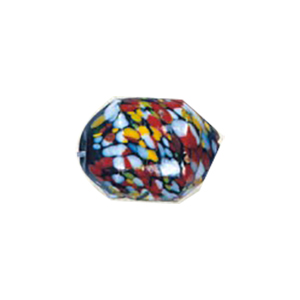 Printed and Striped small   medium Furnace Glass Beads 15417