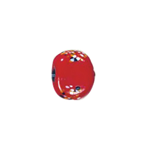 Printed and Striped small   medium Furnace Glass Beads 15432
