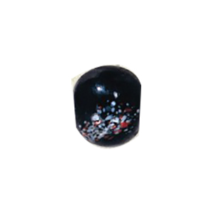 Printed and Striped small   medium Furnace Glass Beads 15434