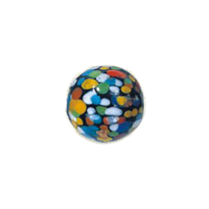 Printed and Striped small   medium Furnace Glass Beads 15436