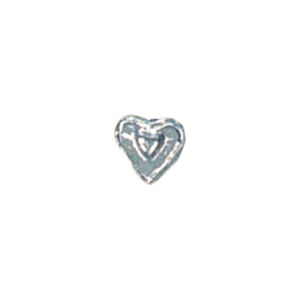 Zinc Alloy casted beads Silver plated 13595