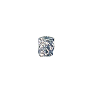 Zinc Alloy casted beads Silver plated 13597