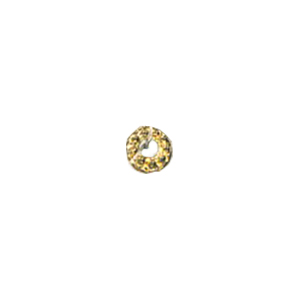 Zinc Alloy casted beads Gold plated 13610