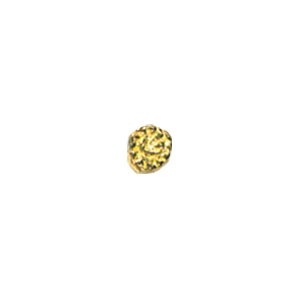 Zinc Alloy casted beads Gold plated 13617