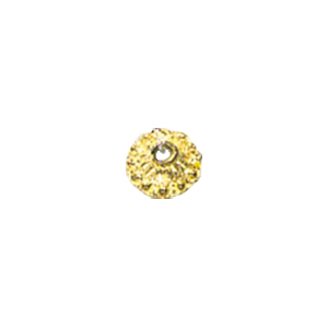 Zinc Alloy casted beads Gold plated 13622