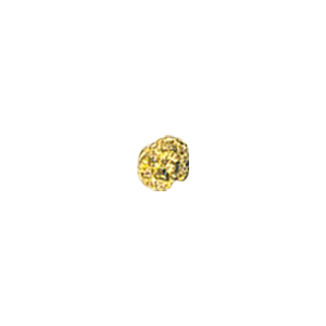 Zinc Alloy casted beads Gold plated 13630