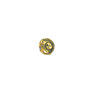 Zinc Alloy casted beads Gold plated 13631