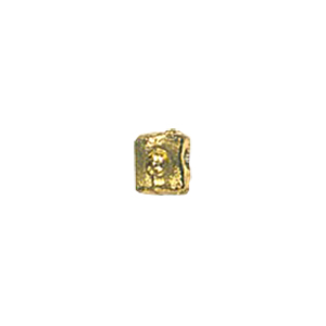 Zinc Alloy casted beads Gold plated 13635