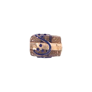 Stringer Lampworked Tube Glass Beads 13649