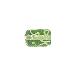Stringer Lampworked Tube Glass Beads 13676
