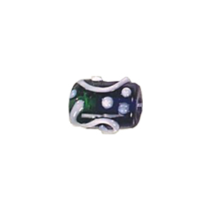 Stringer Lampworked Tube Glass Beads 13683
