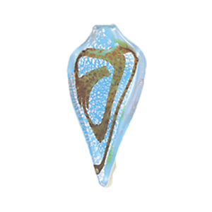 Silver foiled Glass Pendants 15500