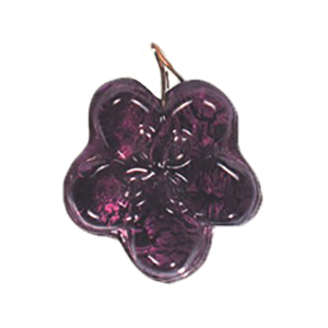 Silver foiled Glass Pendants 15538