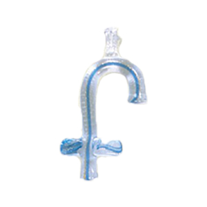 Silver foiled Glass Pendants 15552