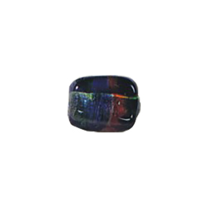 Lampworked Silver foiled Glass Beads 13782