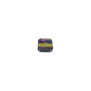 Iridescent Metallic finish Pressed Glass Beads 13812