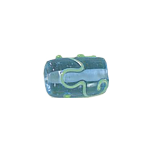Stringer Lampworked Tube Glass Beads 13892