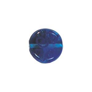 Stringer and Dotted Lampworked flat Round Glass Beads 13962