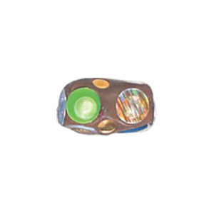Decorated or Embellished Clay Beads 15729