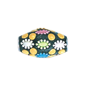 Decorated or Embellished Clay Beads 15740