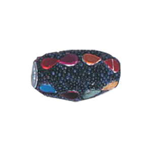 Decorated or Embellished Clay Beads 15742