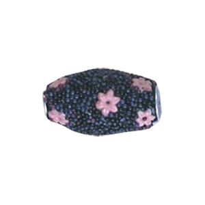 Decorated or Embellished Clay Beads 15751