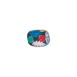 Decorated or Embellished Clay Beads 16006