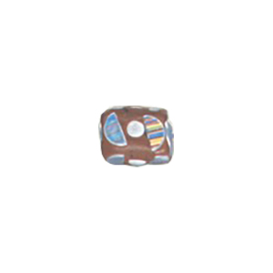 Decorated or Embellished Clay Beads 16009