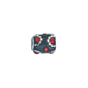 Decorated or Embellished Clay Beads 16012