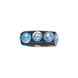 Decorated or Embellished Clay Beads 15905