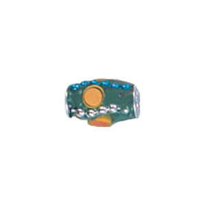 Decorated or Embellished Clay Beads 16016