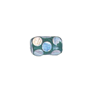 Decorated or Embellished Clay Beads 16019